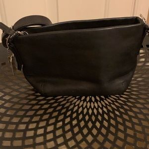 Black coach wristlet